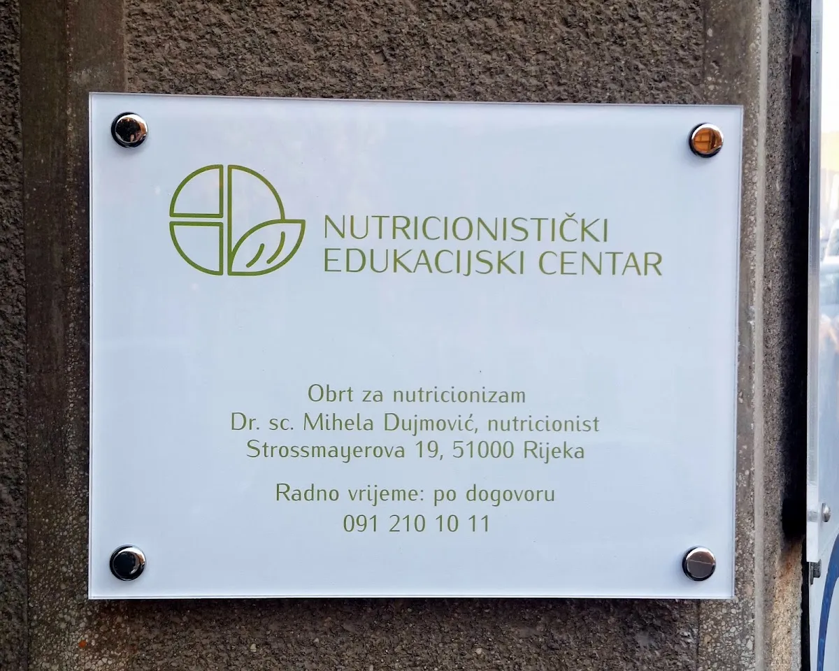 Nutricionistički edukacijski centar, Dr.sc. Mihela Dujmović, nutricionist